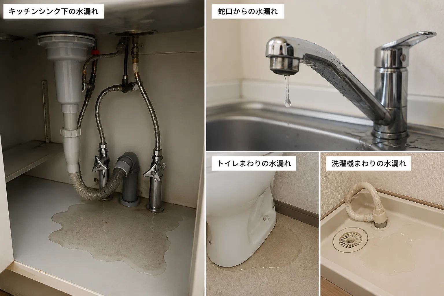 船橋市の賃貸物件で水漏れ修繕|入居中のトラブルに対応できる業者