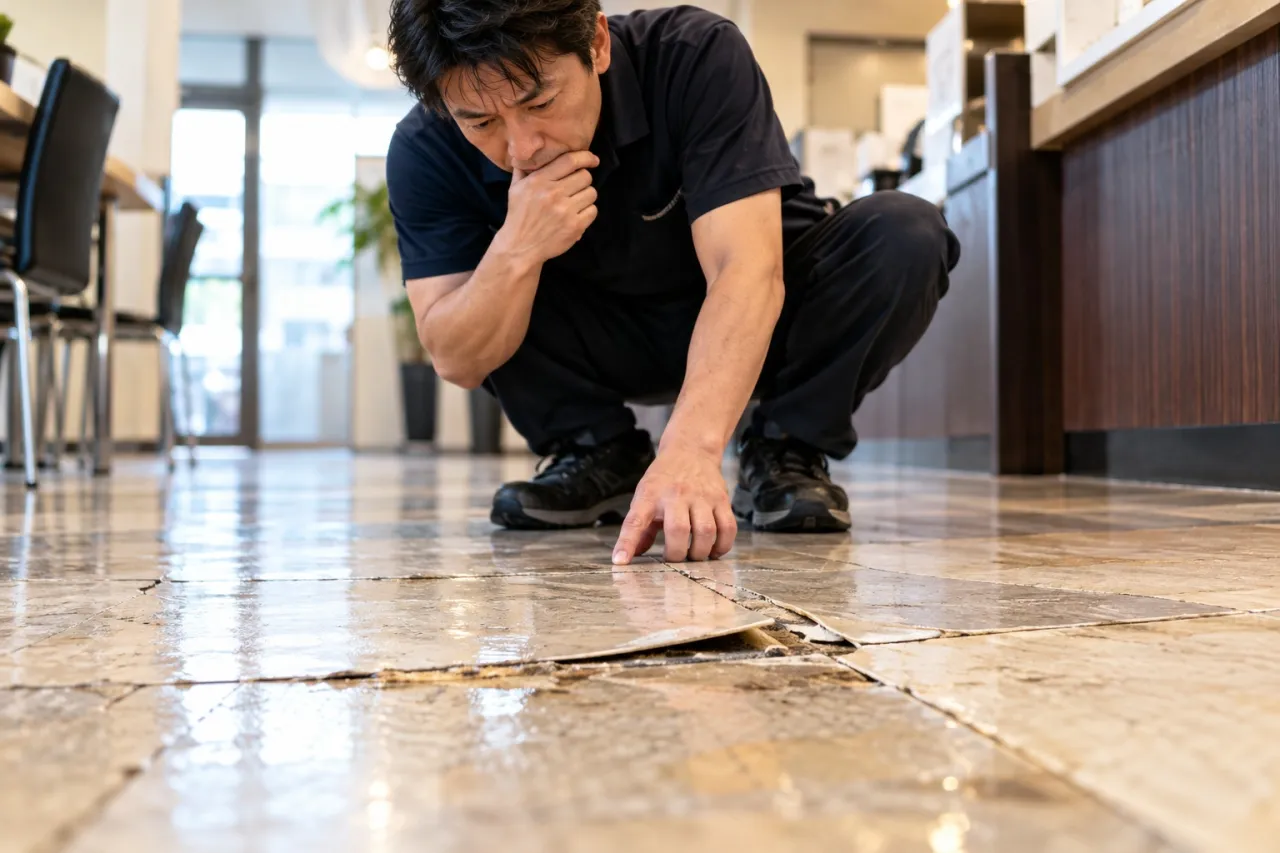 八千代市の法人床清掃｜古い床材を前にして慎重になる理由